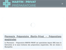 Tablet Screenshot of martin-privat-preparatoire.com